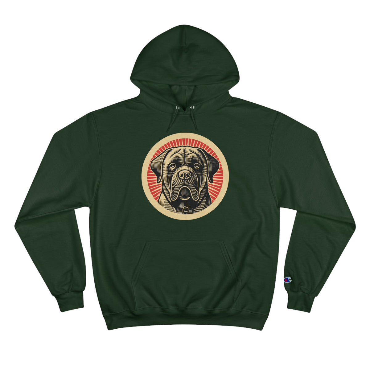 Mastiff Champion Hoodie — Dark Green