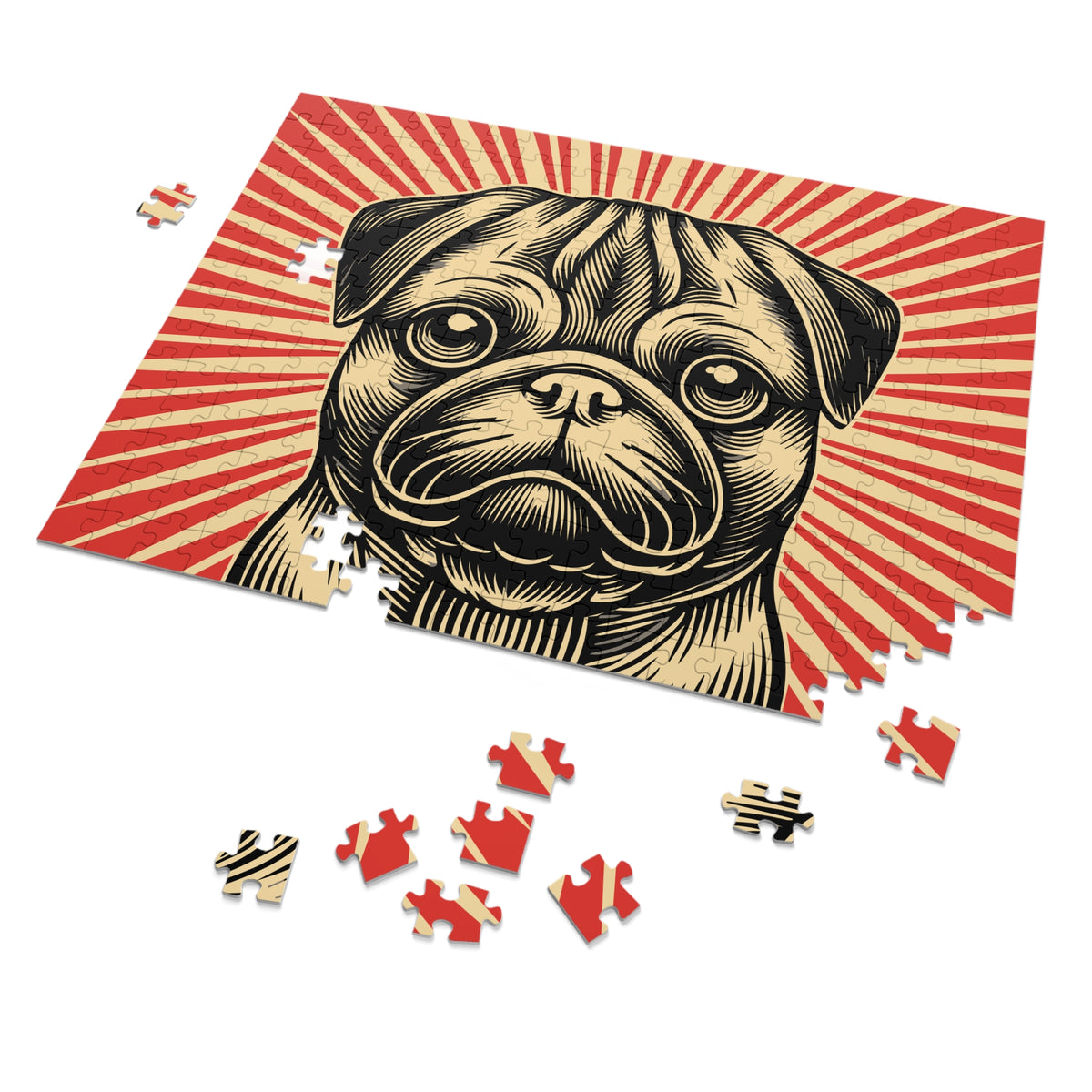 Pug Jigsaw Puzzle — view 2