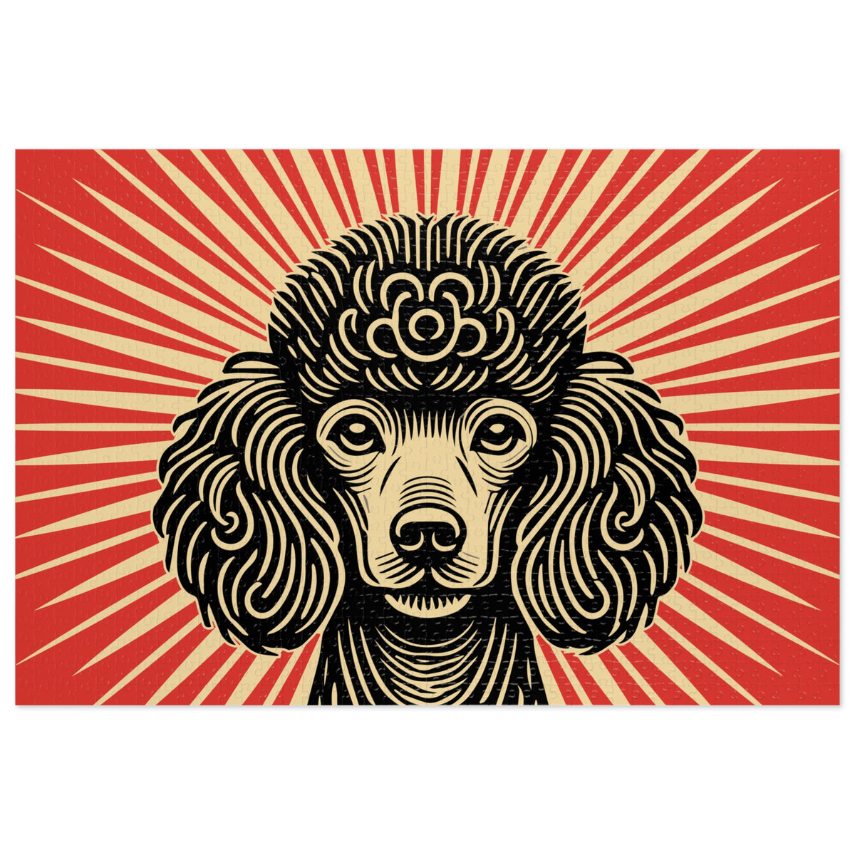 Poodle Jigsaw Puzzle — 29.25" × 19.75" (1000 pcs)
