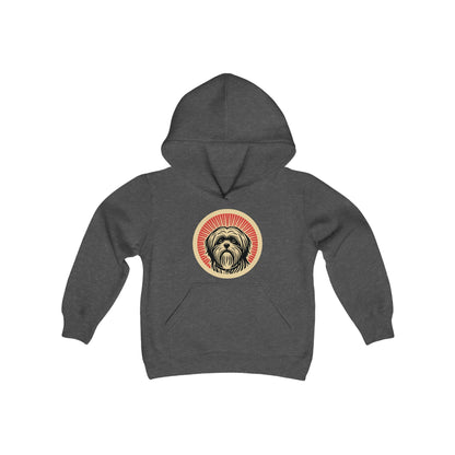 Lhasa Apso Heavy Hoodie for Kids