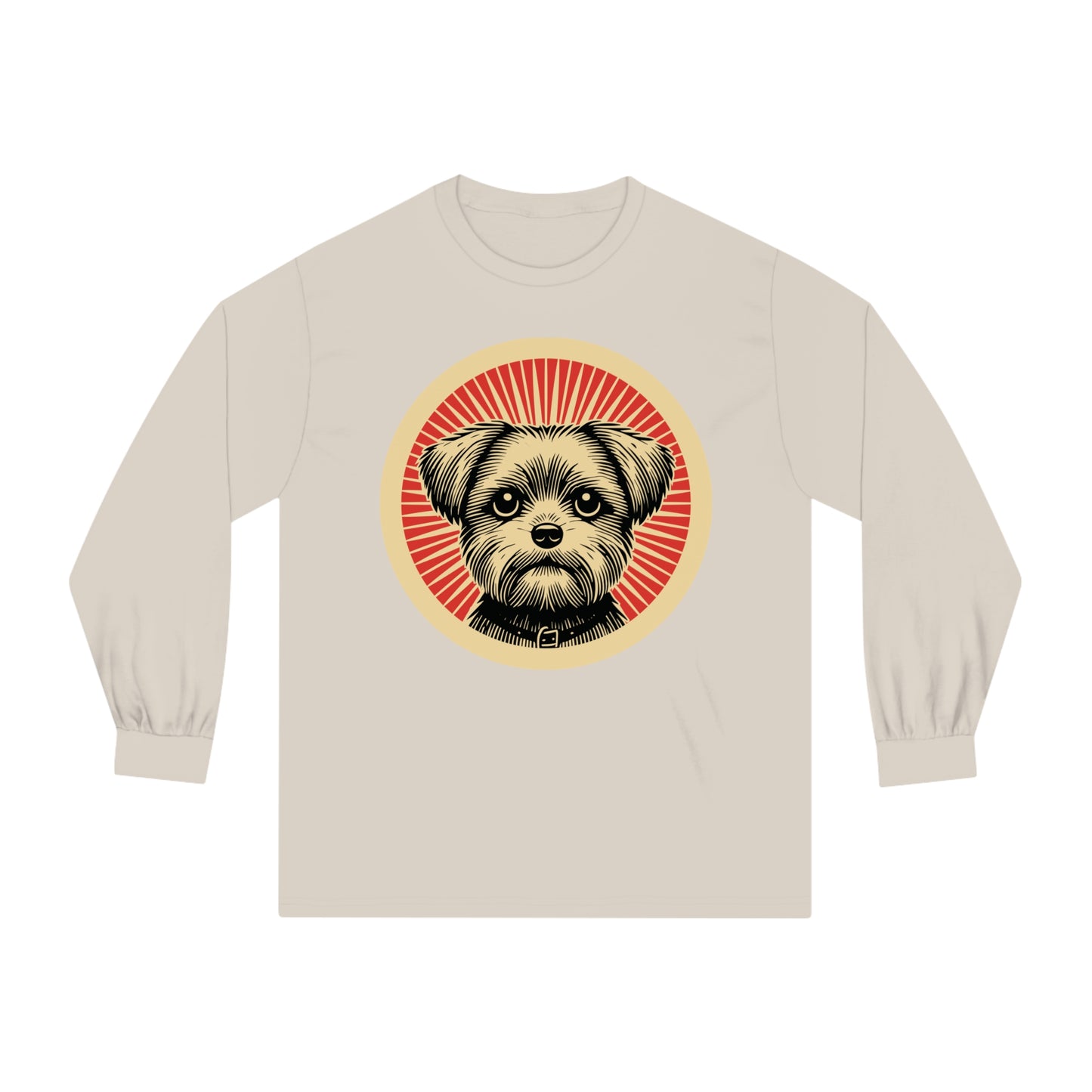 Shorkie Long Sleeve Tee for Adults