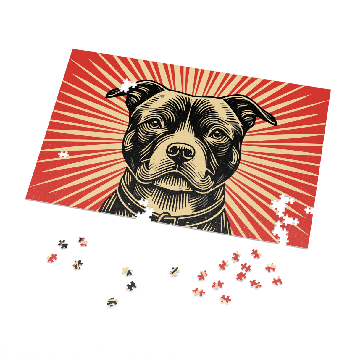 American Staffordshire Terrier Jigsaw Puzzle — view 4
