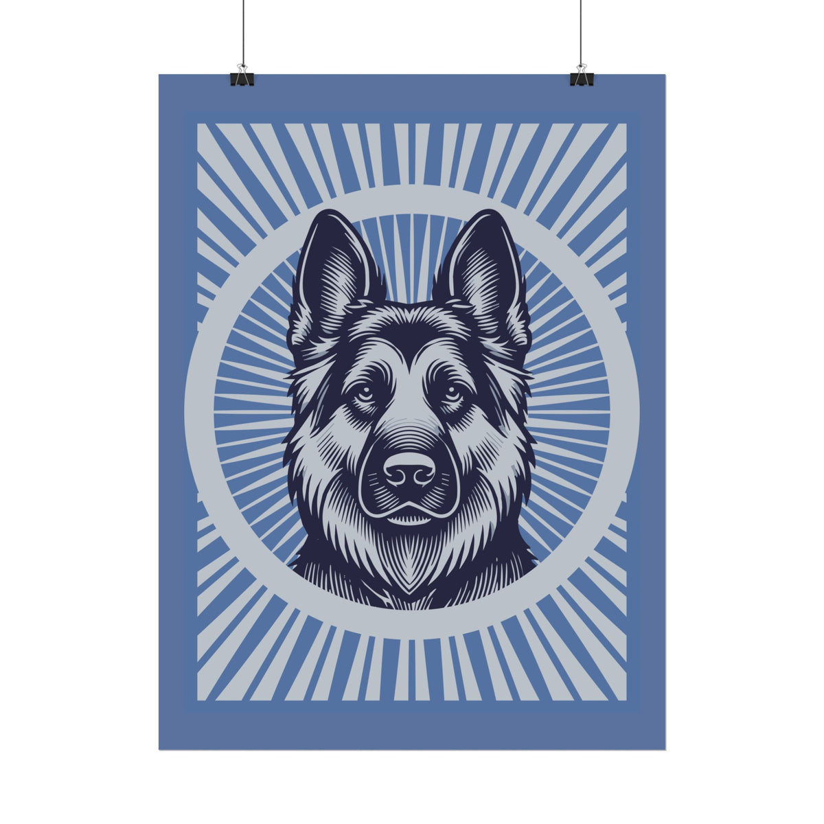 German Shepherd Art Print — view 8