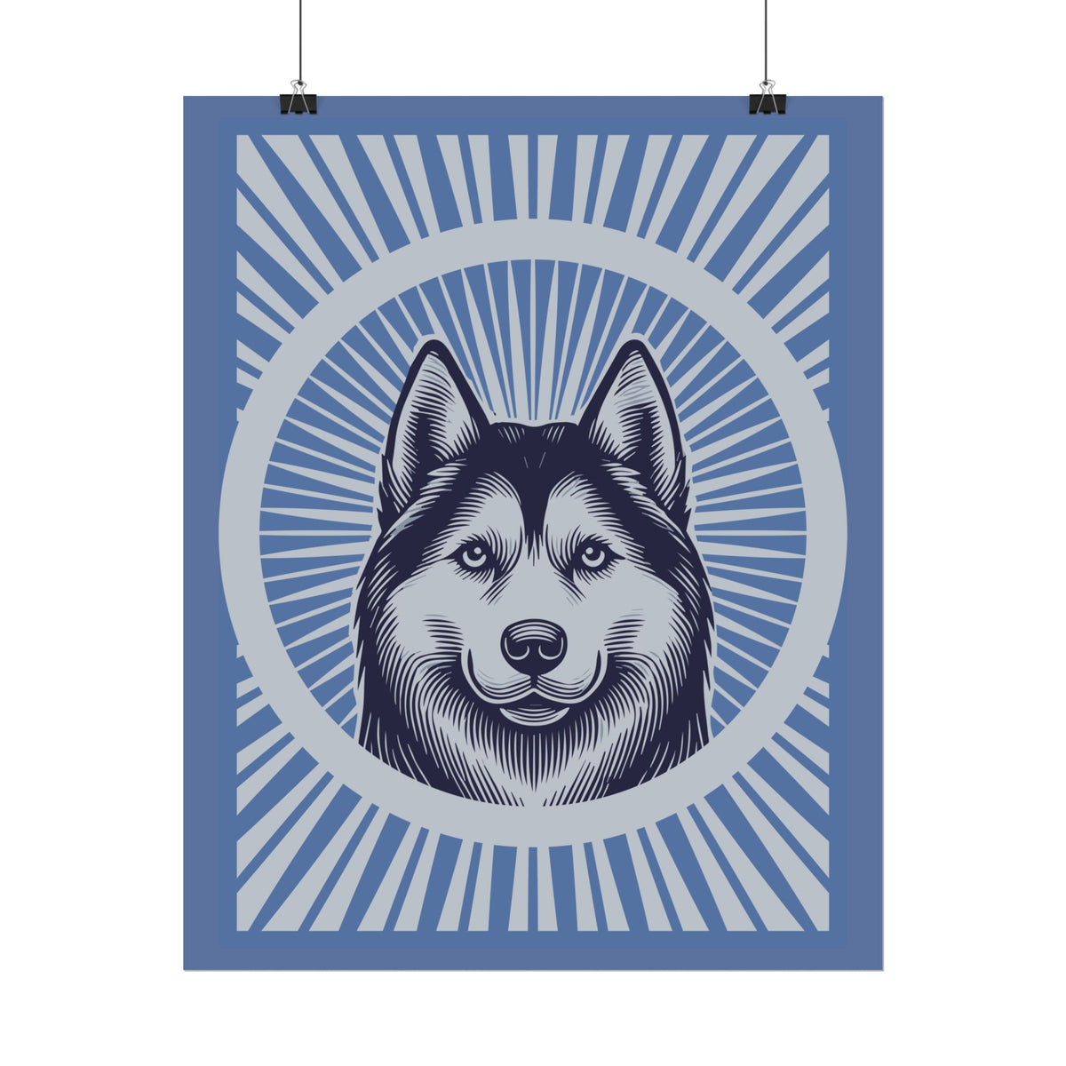 Siberian Husky Art Print — view 5