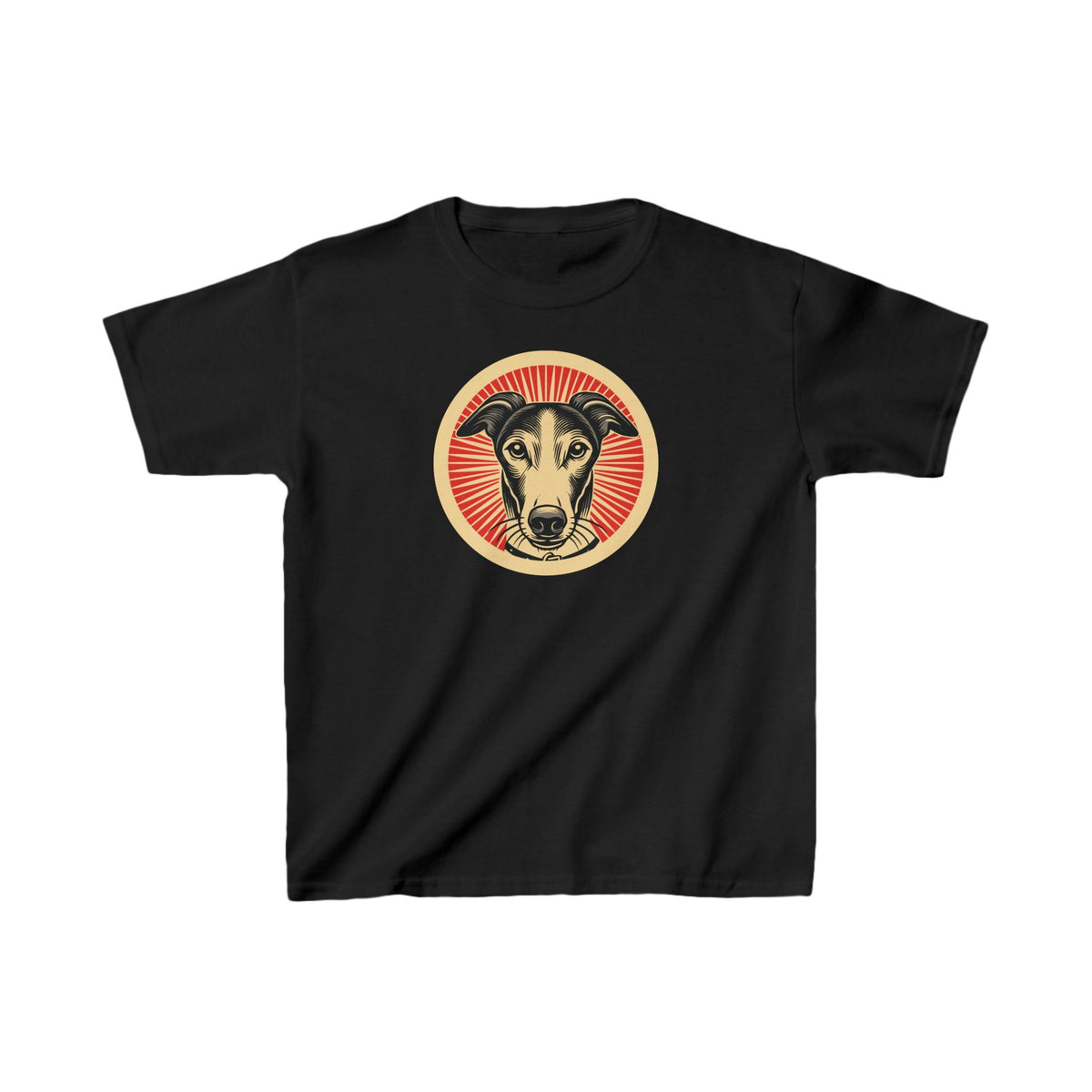 Greyhound Kids Tee — Black