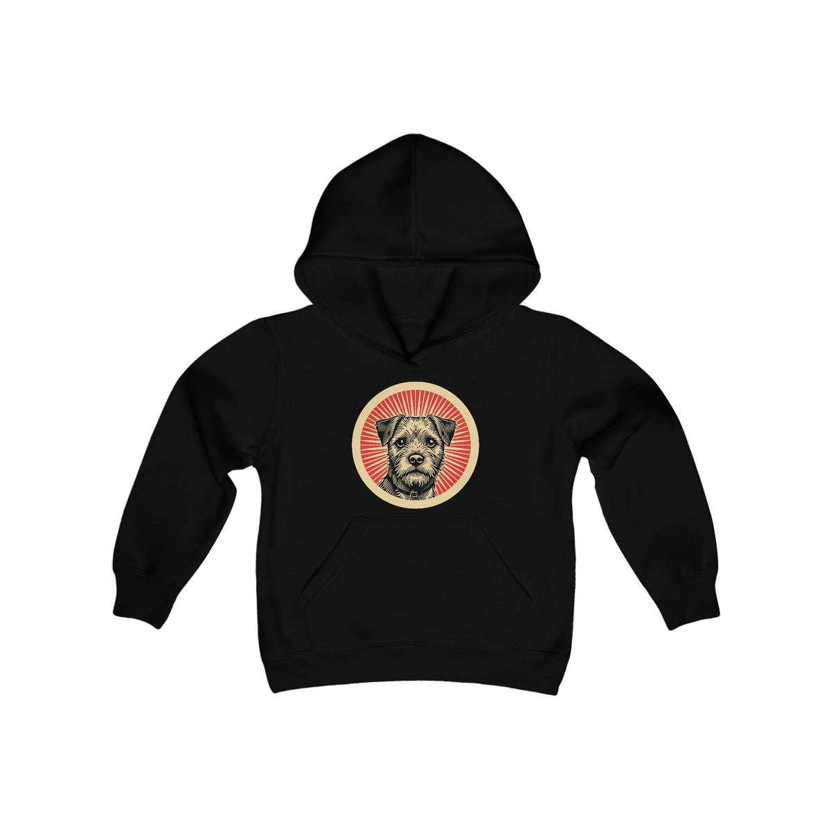 Border Terrier Kids Hoodie — XL