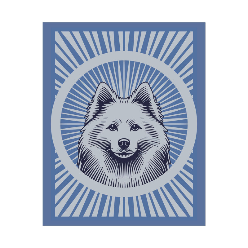 American Eskimo Dog Art Print