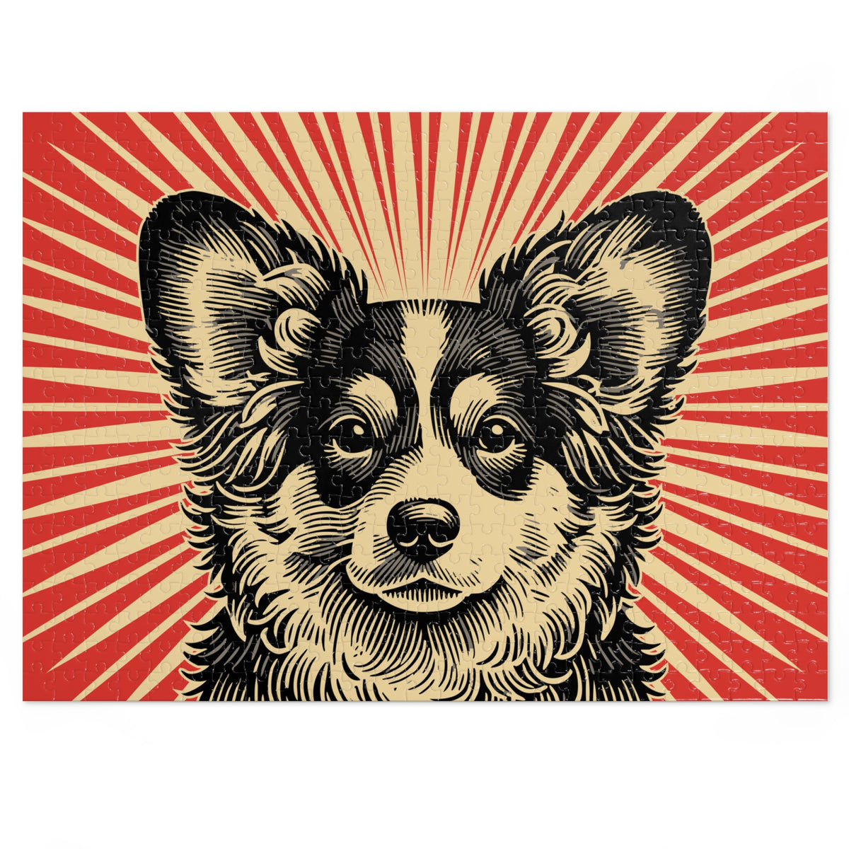 Corgipoo Jigsaw Puzzle — 20.5" × 15" (500 pcs)