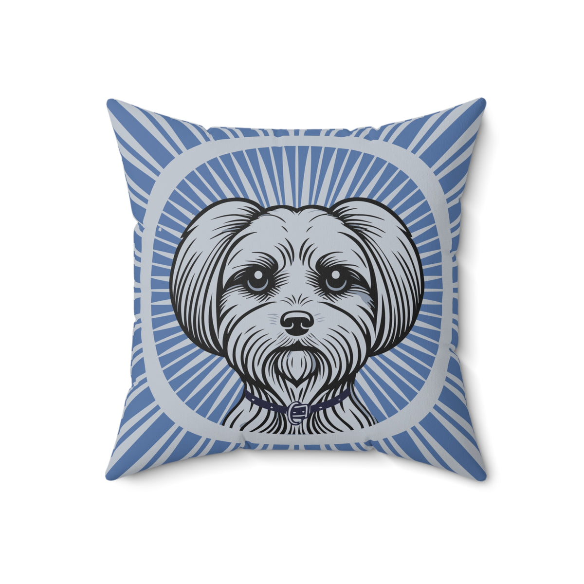 Maltese Pillow — 18" × 18"
