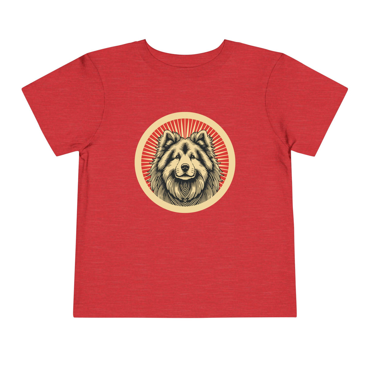 Eurasier Toddler Tee — Heather Red