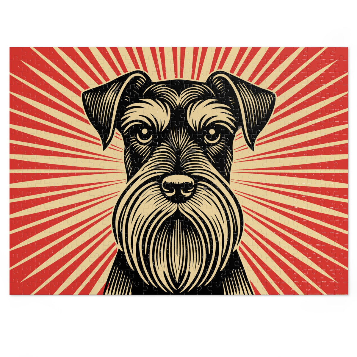 Standard Schnauzer Jigsaw Puzzle — 20.5" × 15" (500 pcs)