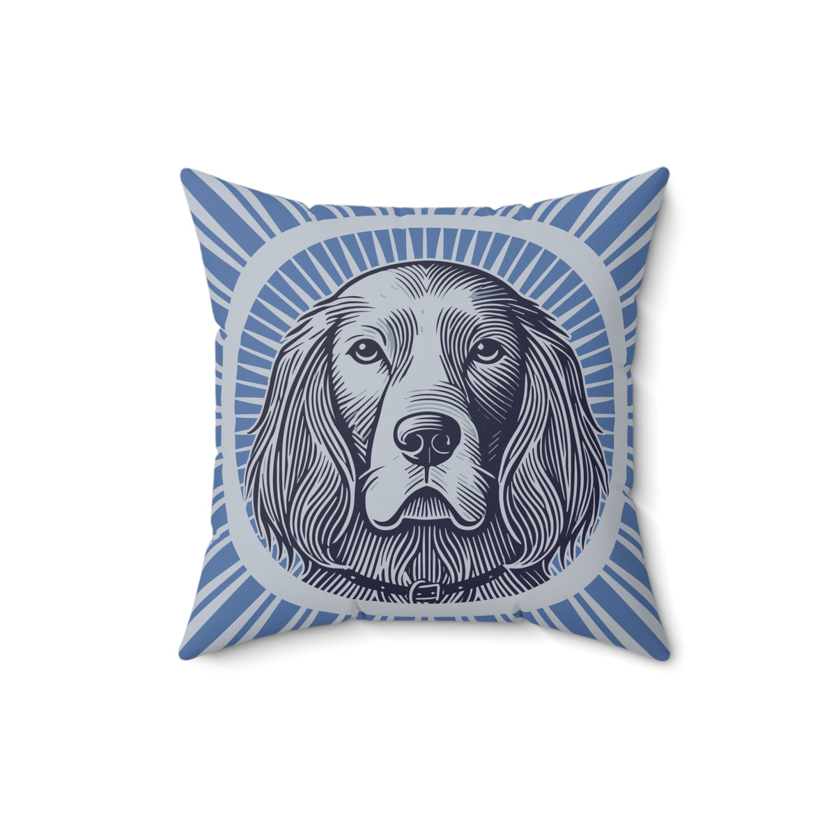 English Setter Pillow — 16" × 16"
