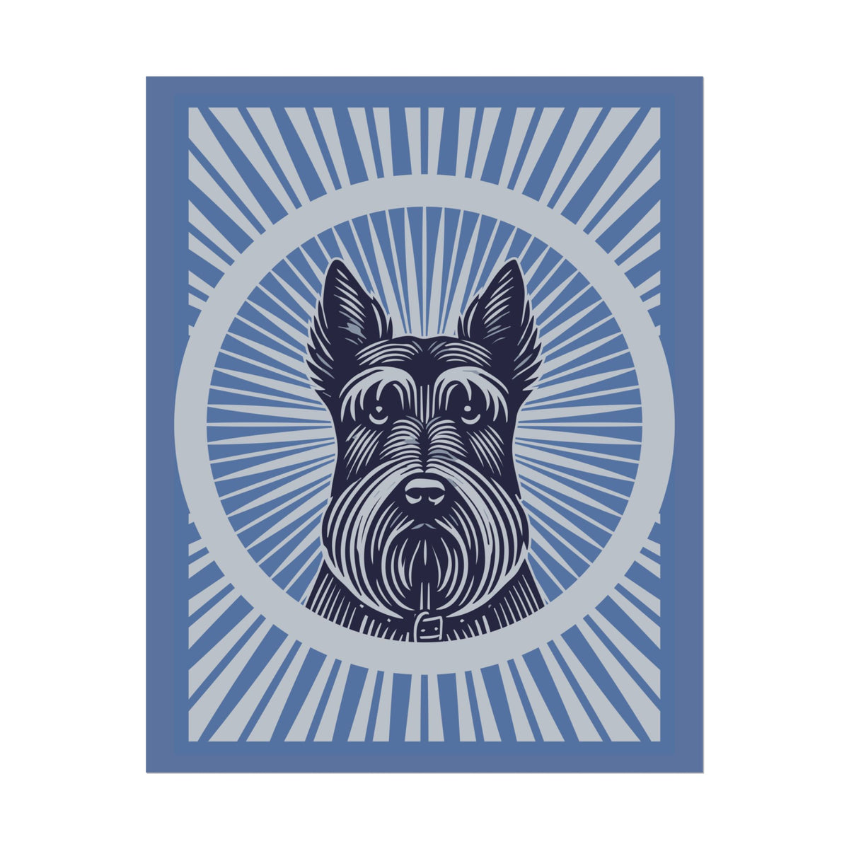 Scottish Terrier Art Print — 16" x 20" (Vertical)