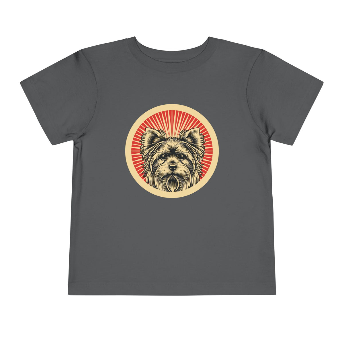 Yorkshire Terrier Toddler Tee — Asphalt