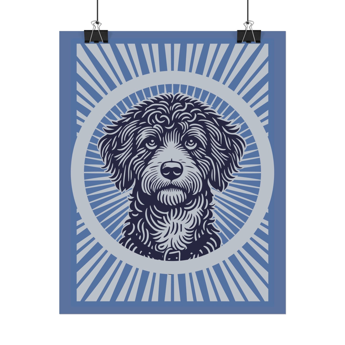 Bordoodle Art Print