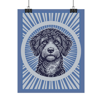 Bordoodle Art Print