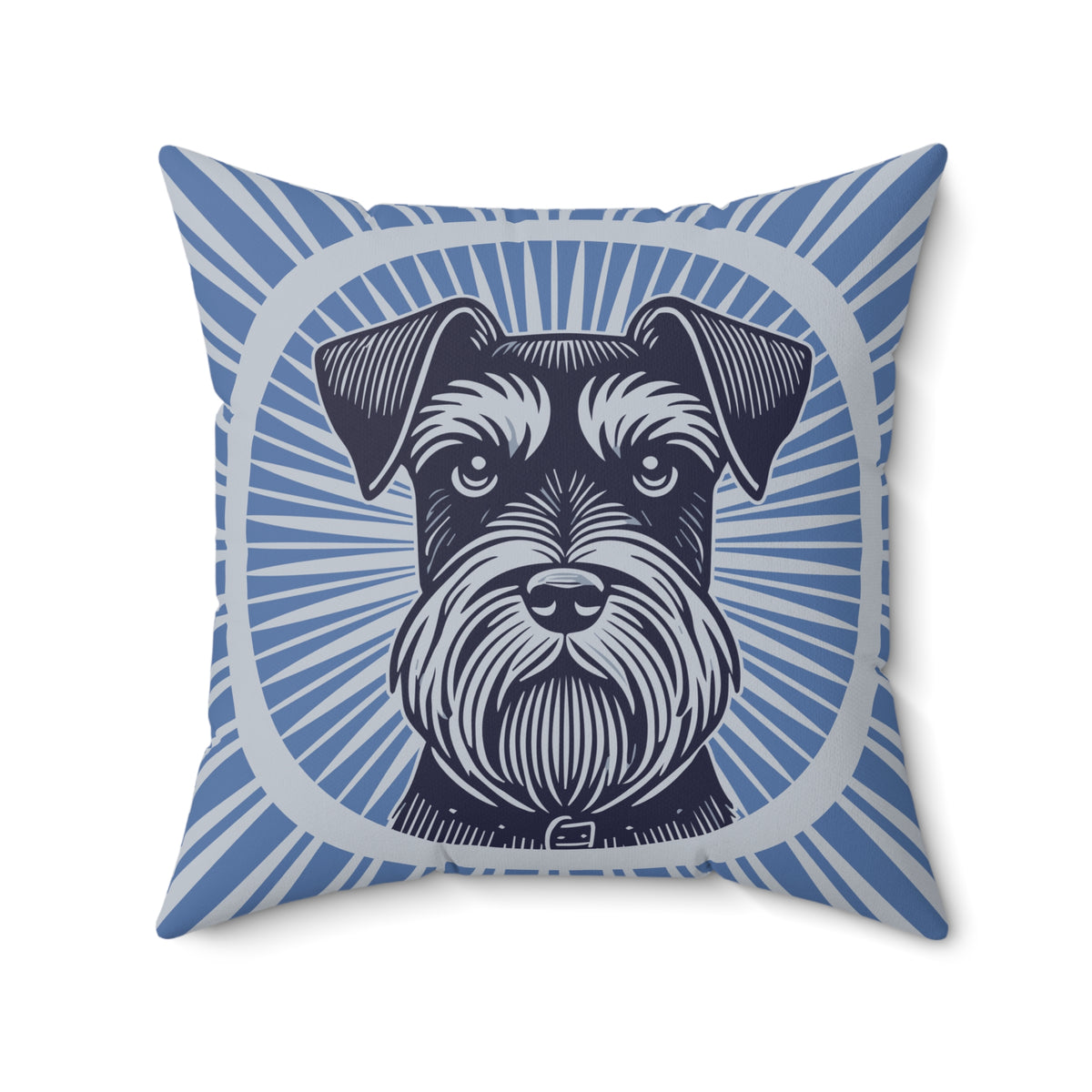 Miniature Schnauzer Pillow — 20" × 20"
