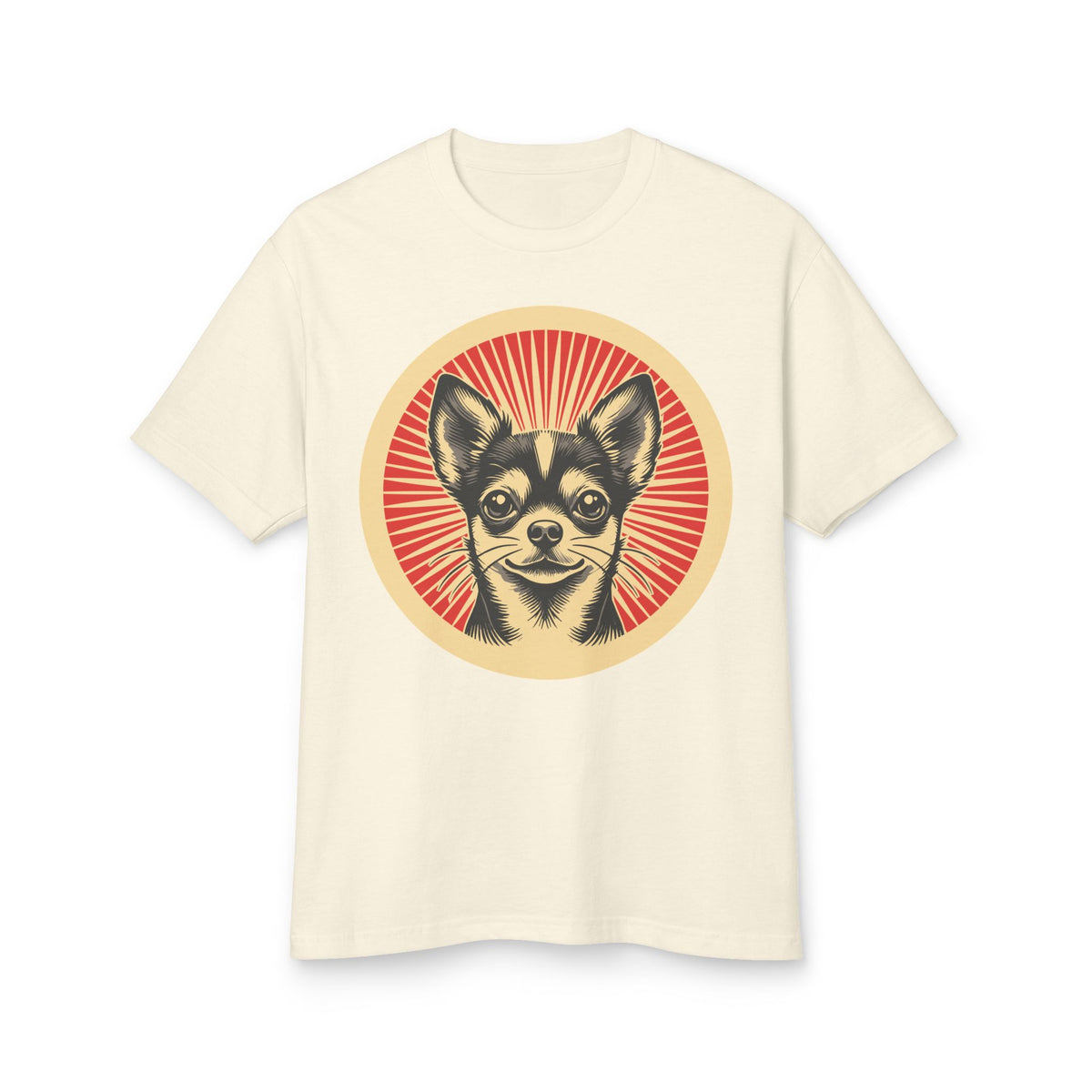 Chihuahua Heavyweight Tee — Faded Cream
