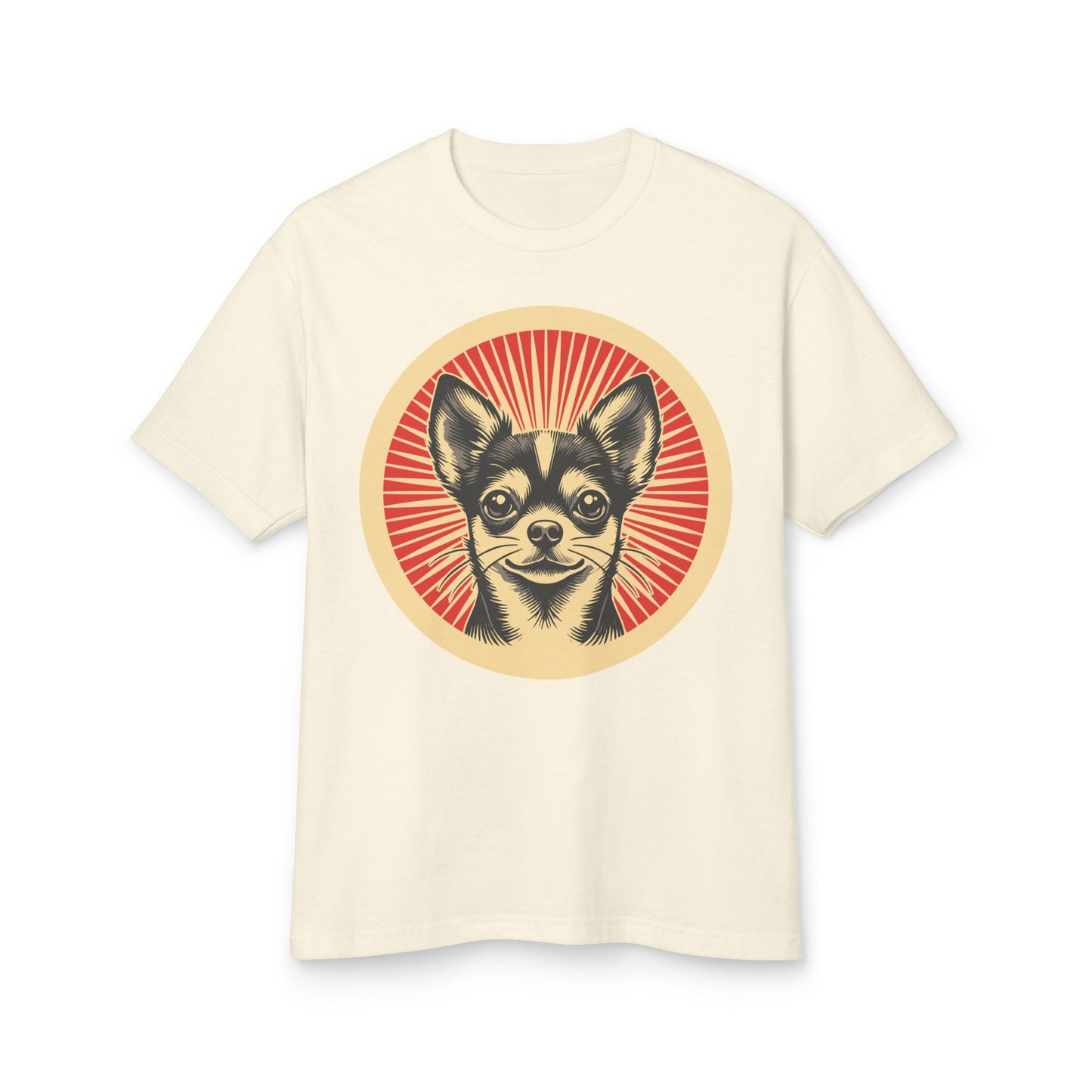 Chihuahua Heavyweight Cotton T-Shirt for Adults