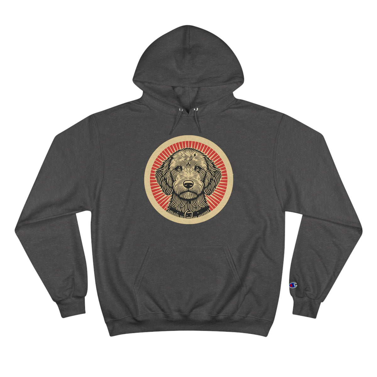 Labradoodle Champion Hoodie — Charcoal Heather