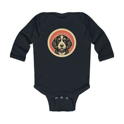 Bernedoodle Long Sleeve Bodysuit for Infants
