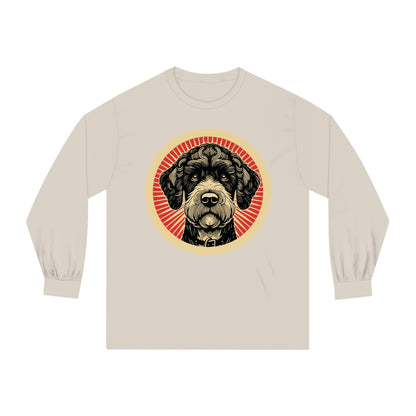 Boxerdoodle Long Sleeve Tee for Adults