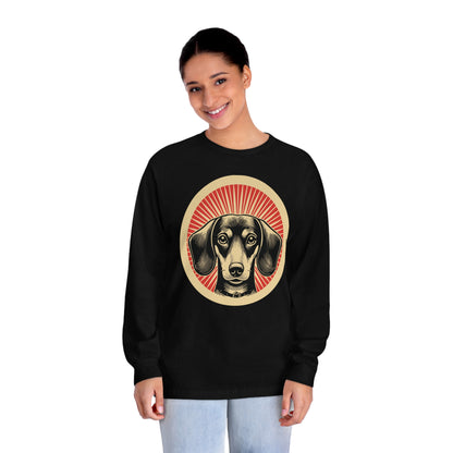 Dachshund Long Sleeve Tee for Adults