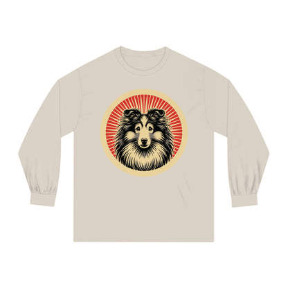 Shetland Sheepdog Long Sleeve Tee for Adults
