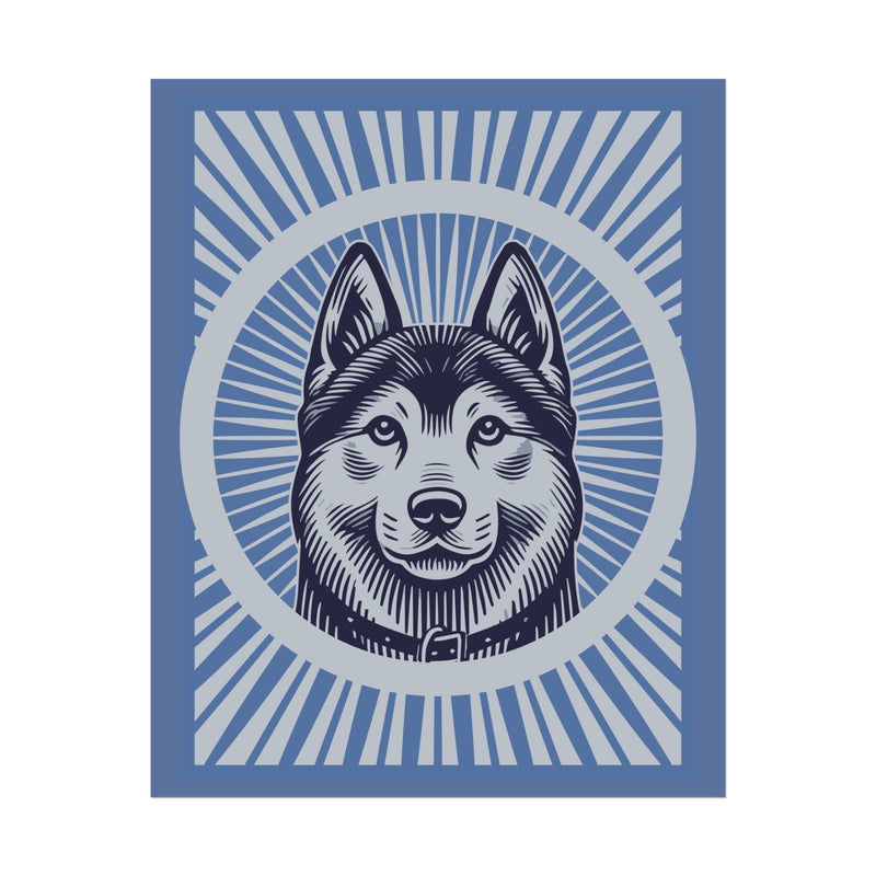 Norwegian Elkhound Art Print