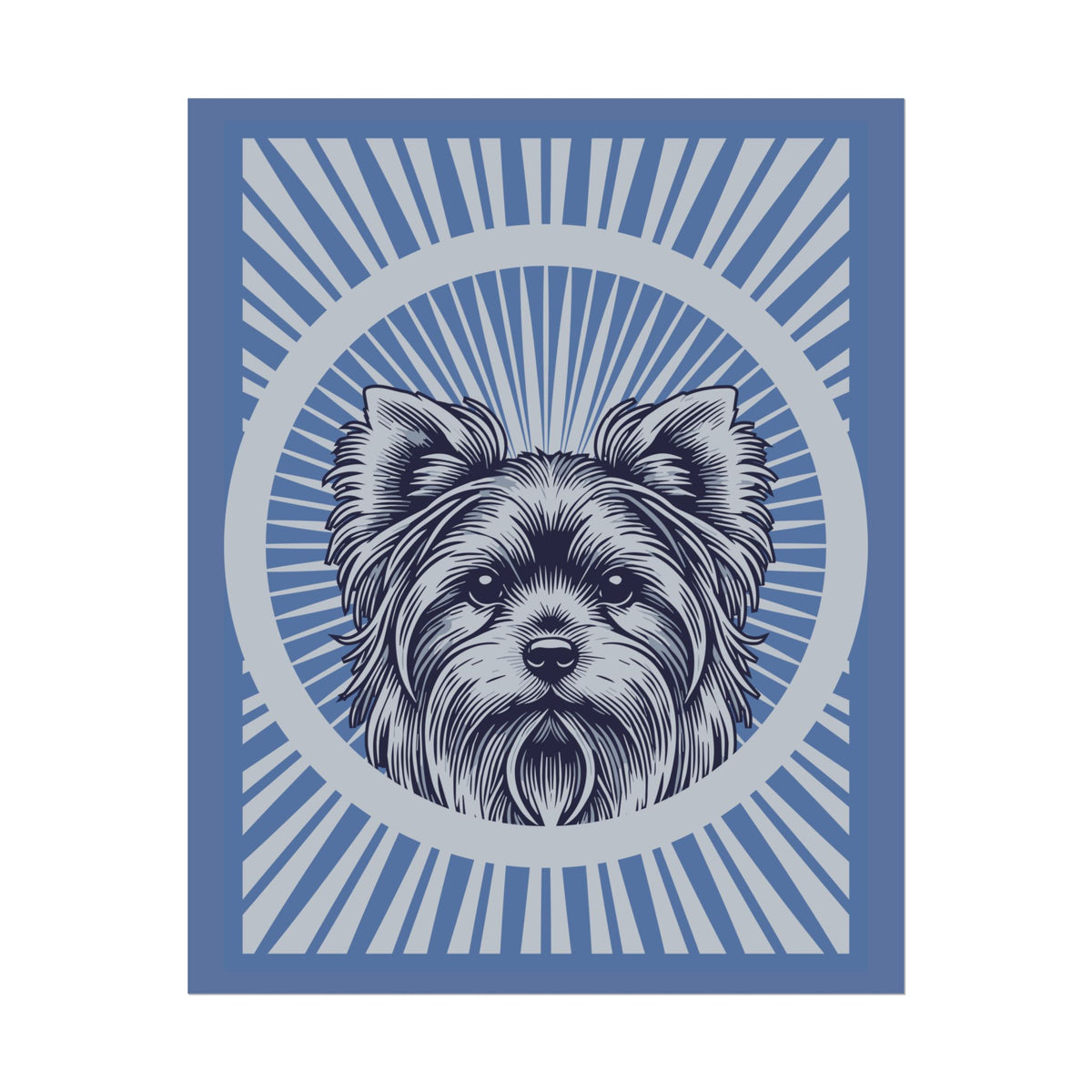 Yorkshire Terrier Art Print — 16" x 20" (Vertical)