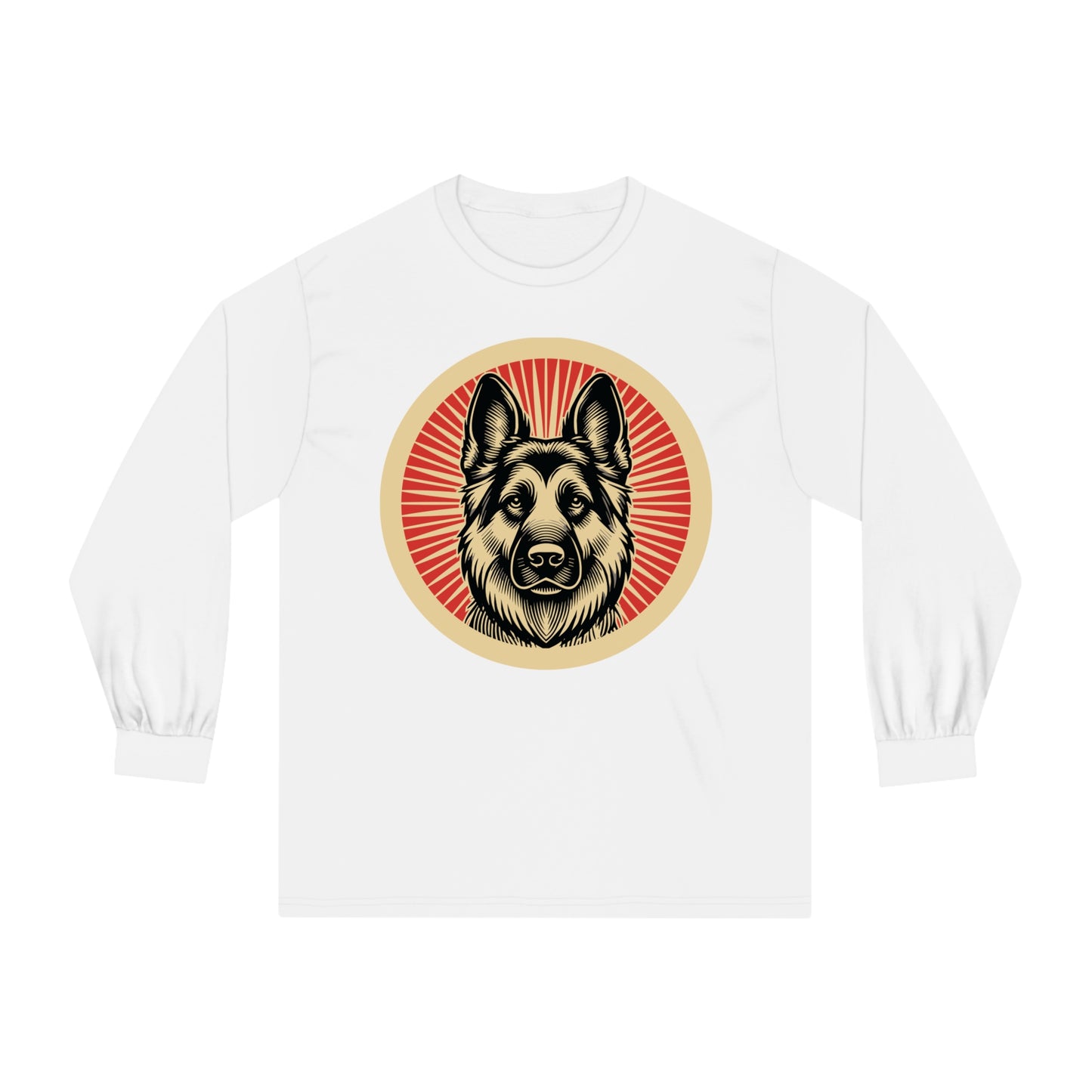 German Shepherd Long Sleeve Tee for Adults