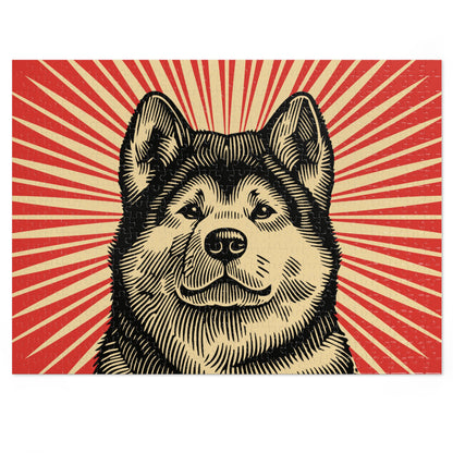 Akita Jigsaw Puzzle