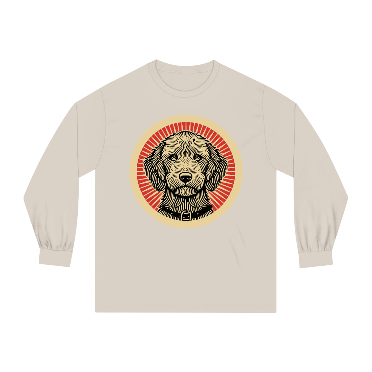 Labradoodle Long Sleeve Tee — Sand