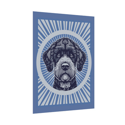 Boxerdoodle Art Print