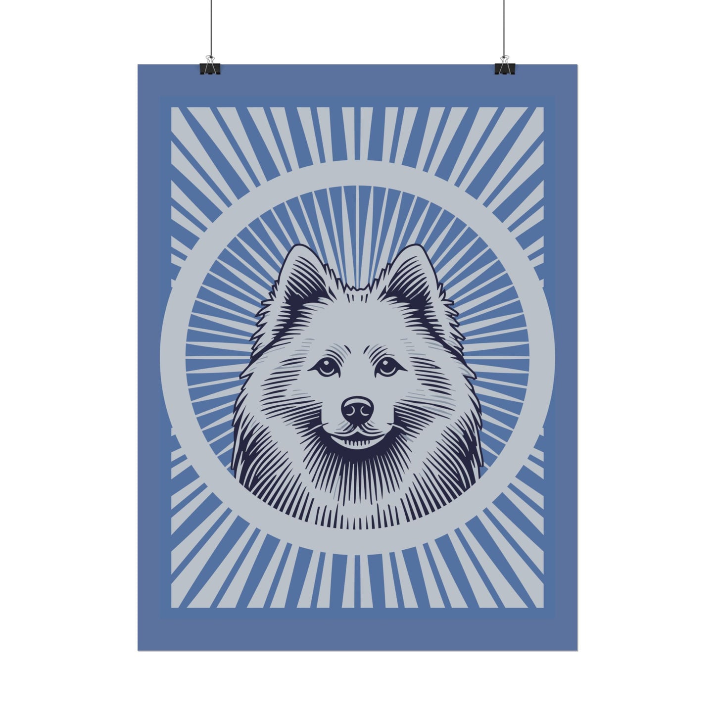 American Eskimo Dog Art Print