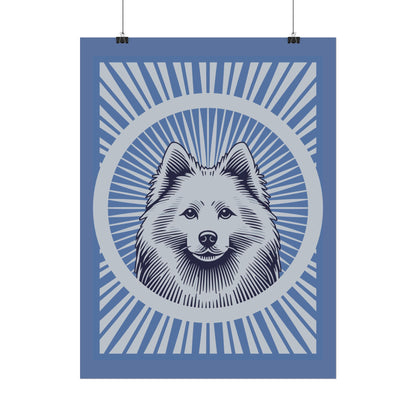 American Eskimo Dog Art Print