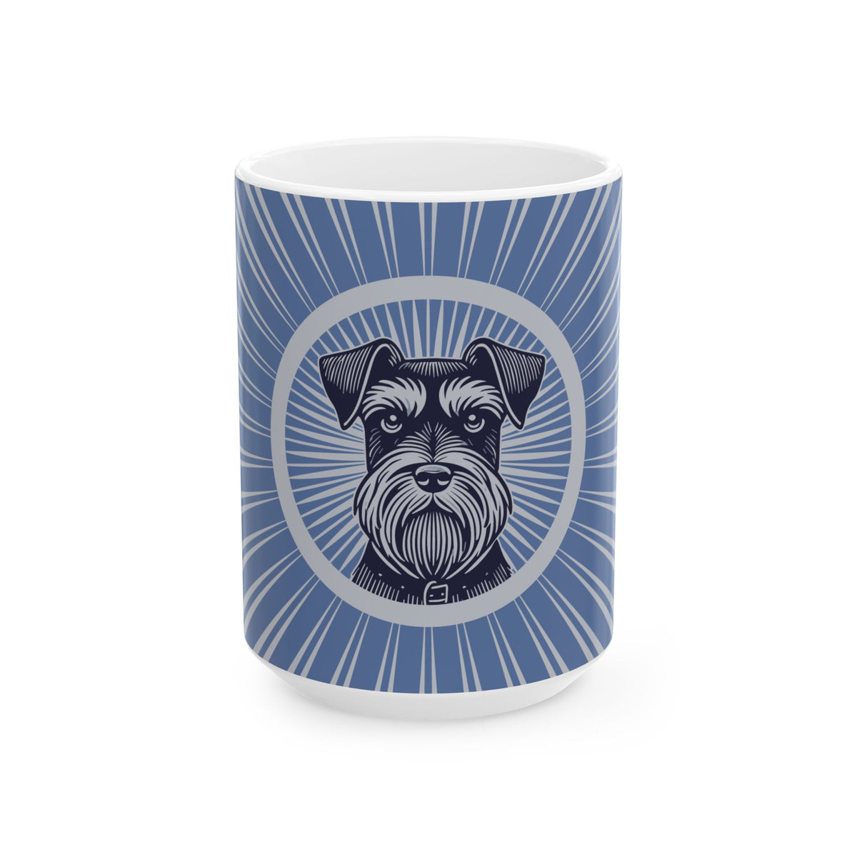 Miniature Schnauzer Ceramic Mug — 15oz