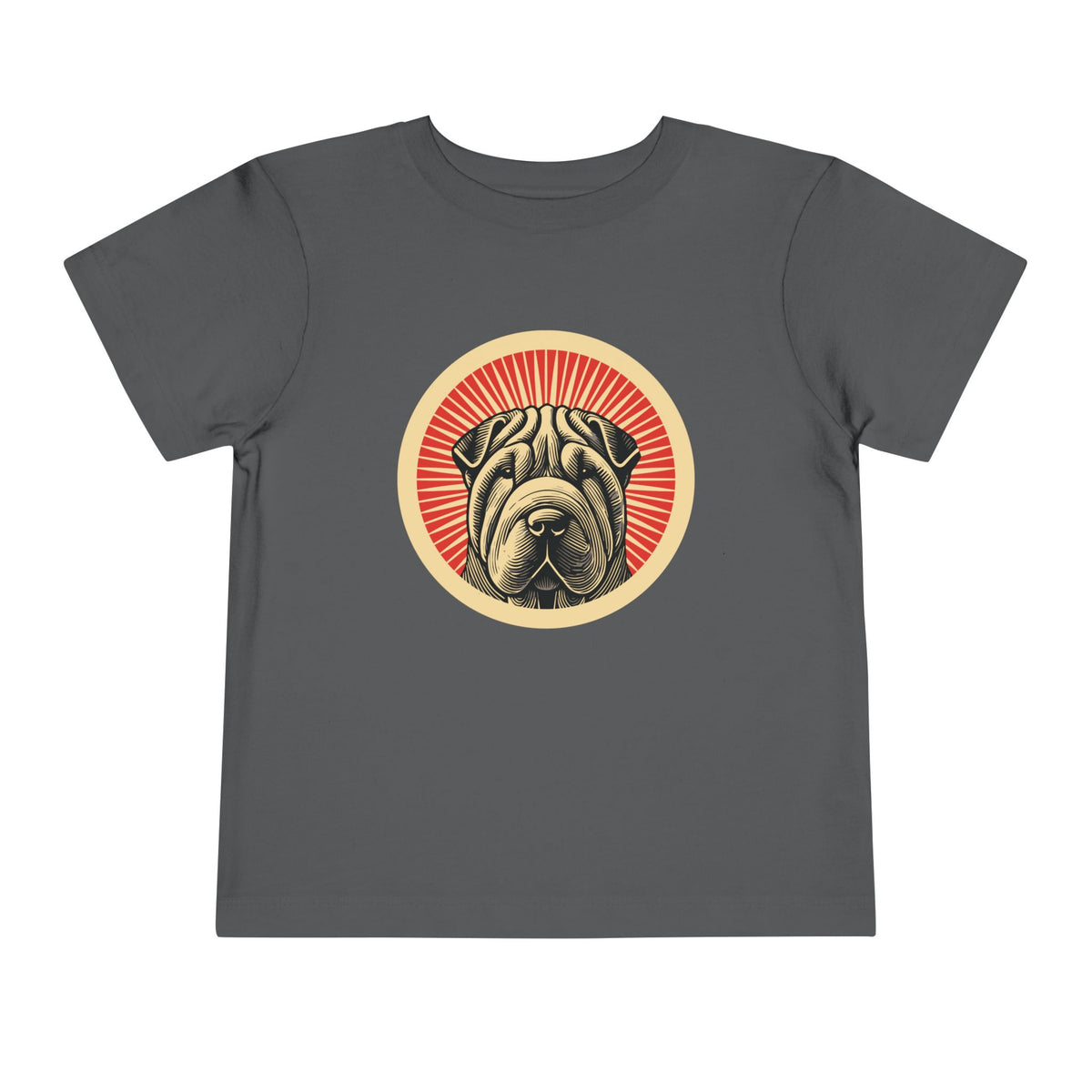 Chinese Shar-Pei Toddler Tee — Asphalt