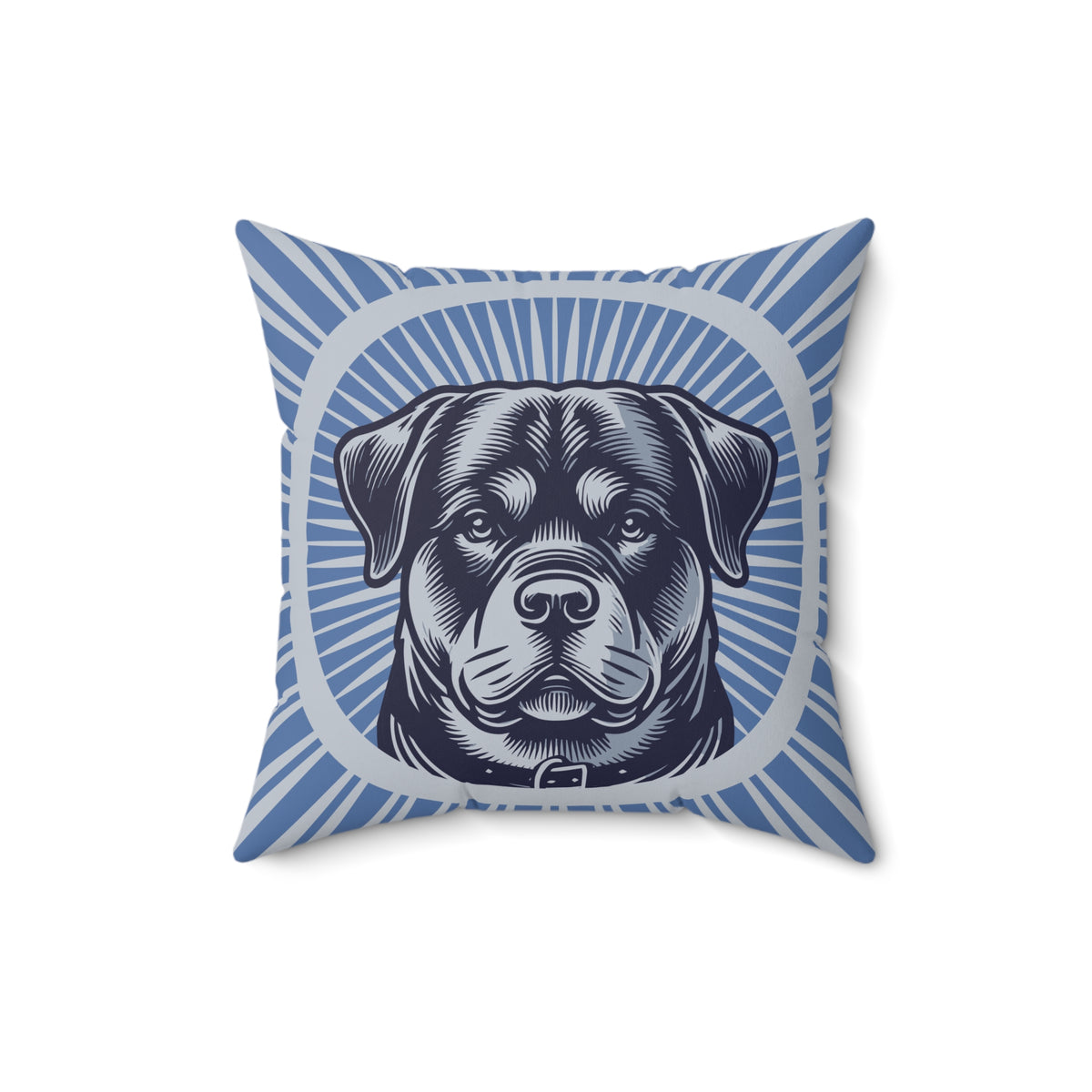 Rottweiler Pillow — 16" × 16"