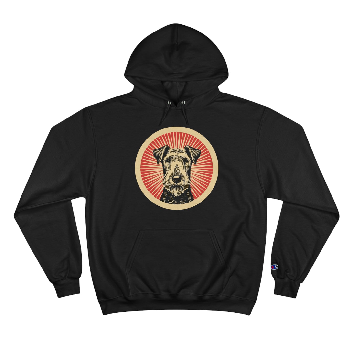 Airedale Terrier Hoodie for Adults
