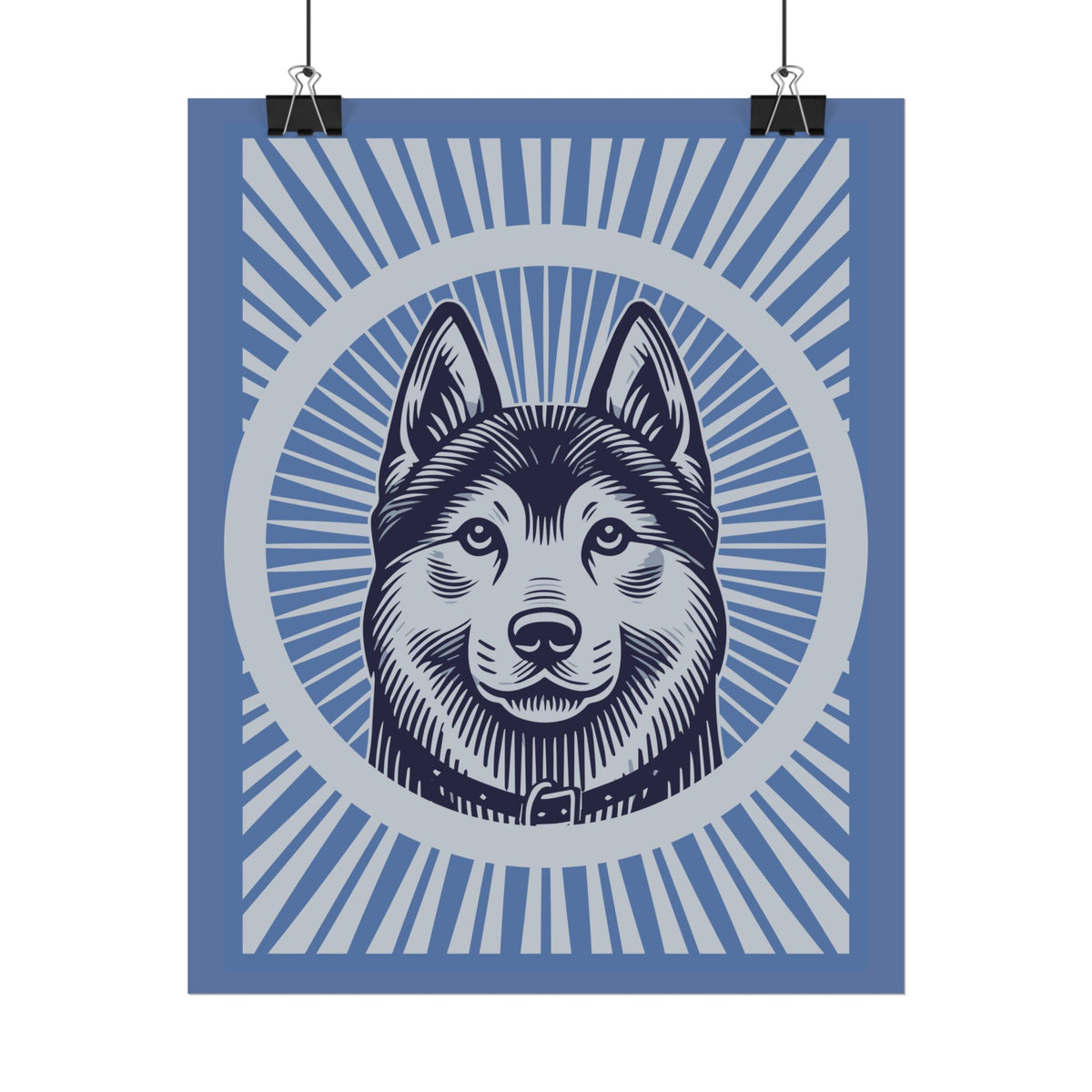Norwegian Elkhound Art Print — view 2