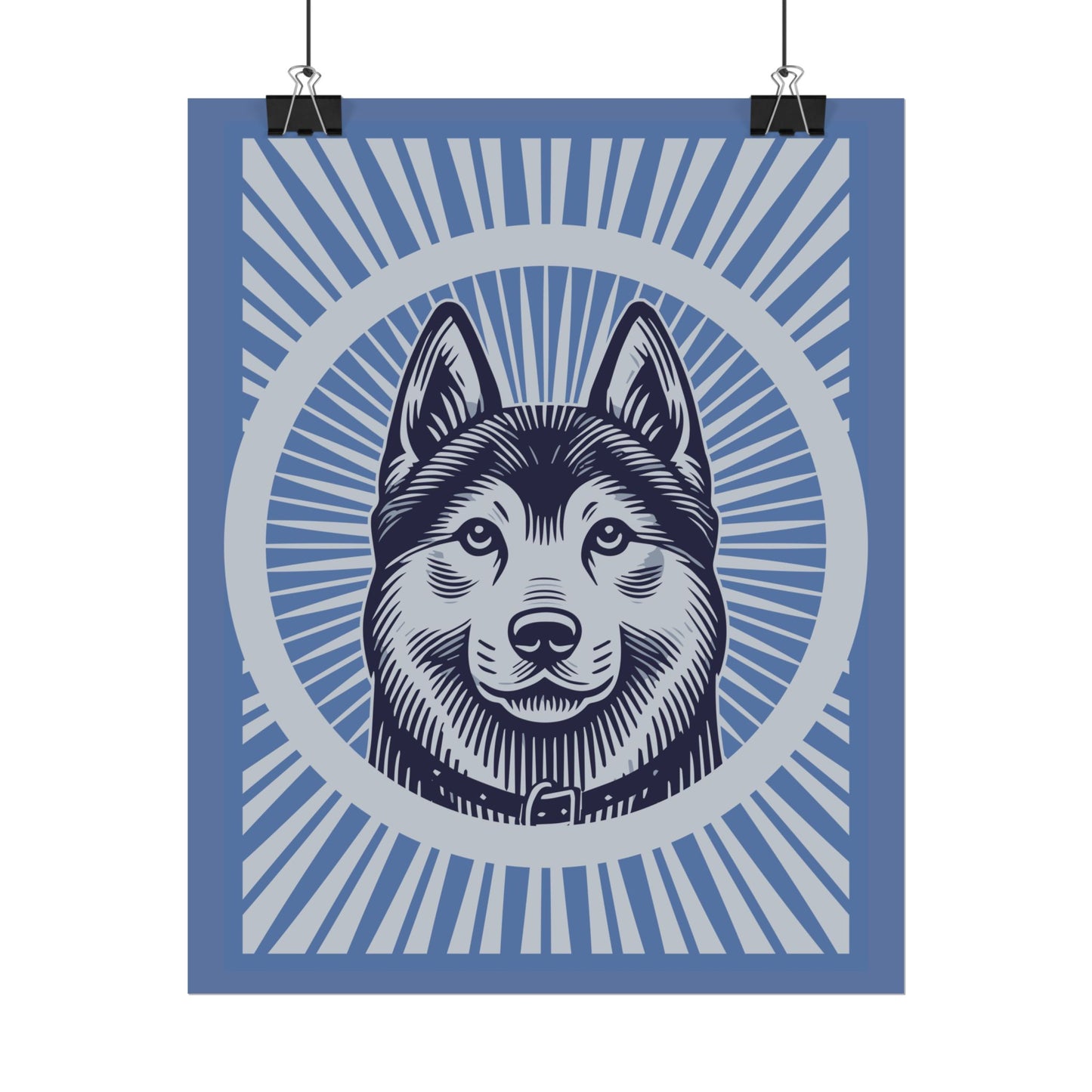 Norwegian Elkhound Art Print