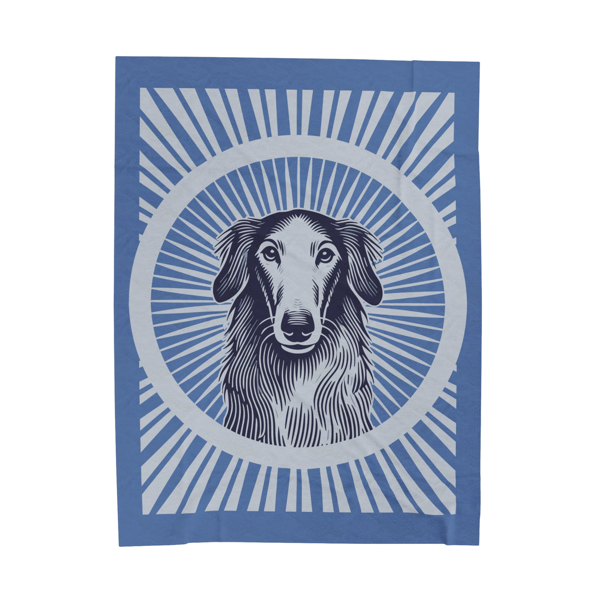 Borzoi Blanket — 60" × 80"