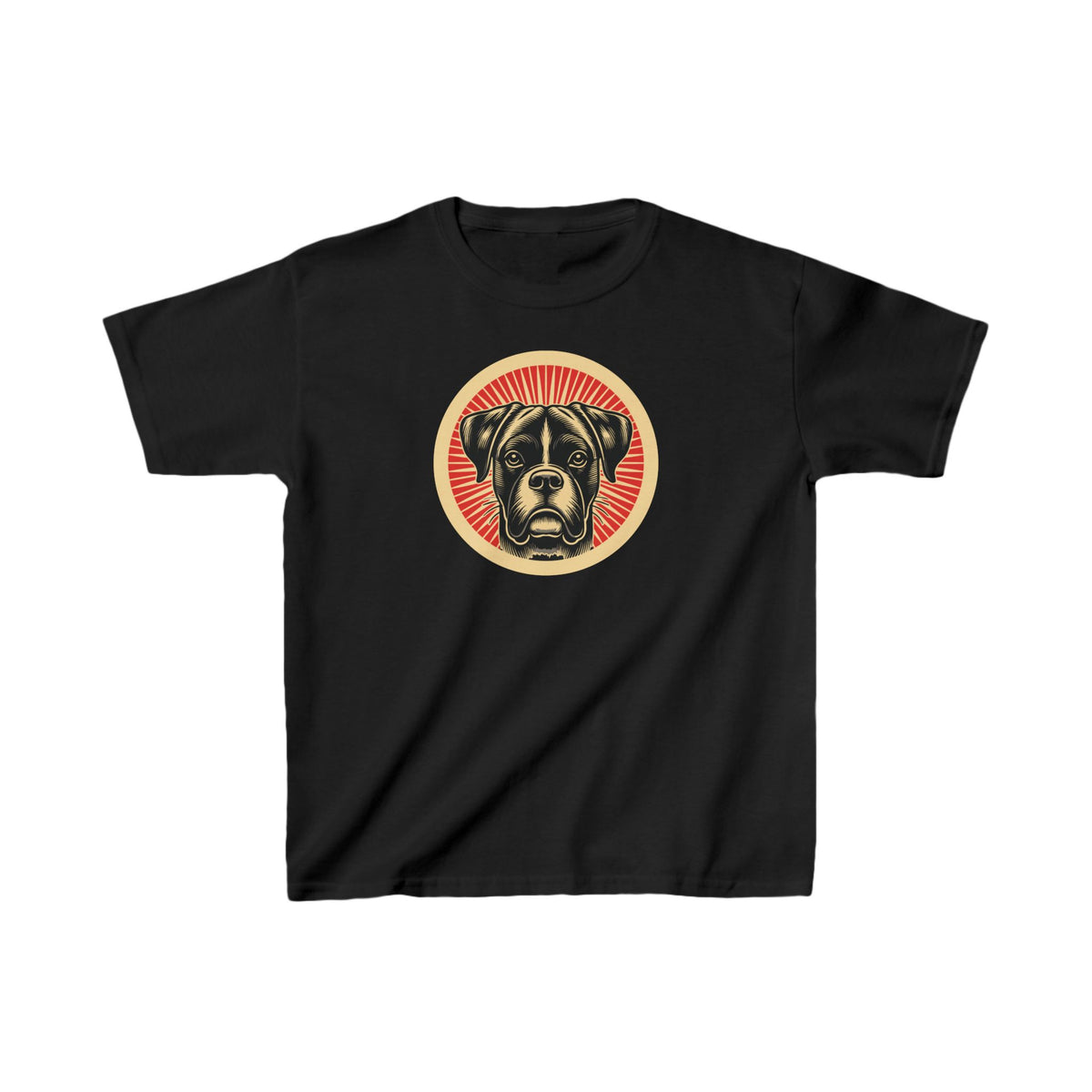 Boxer Kids Tee — Black