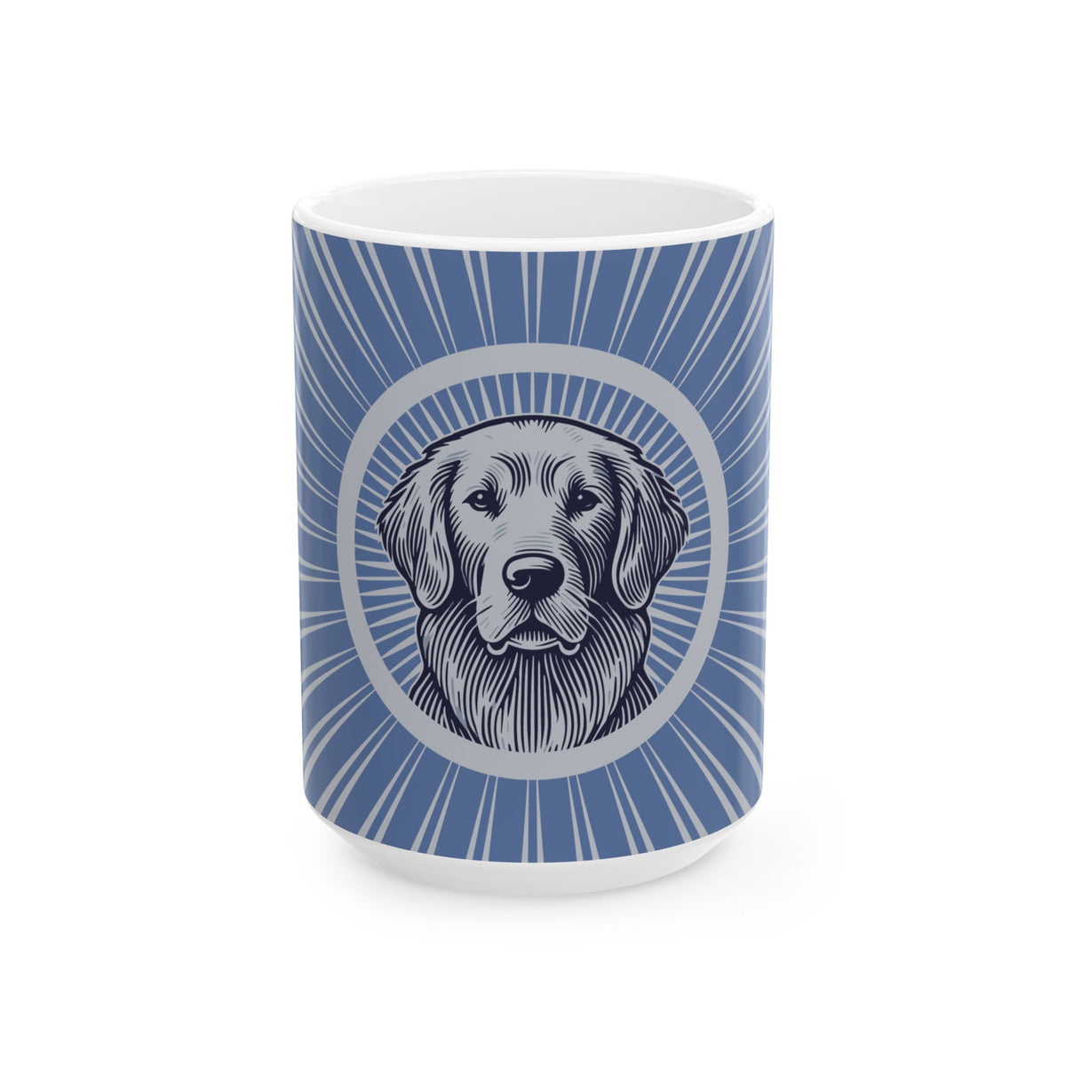 Golden Retriever Ceramic Mug — 15oz