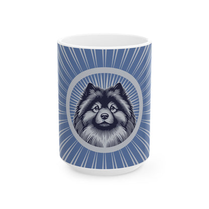 Keeshond Ceramic Mug