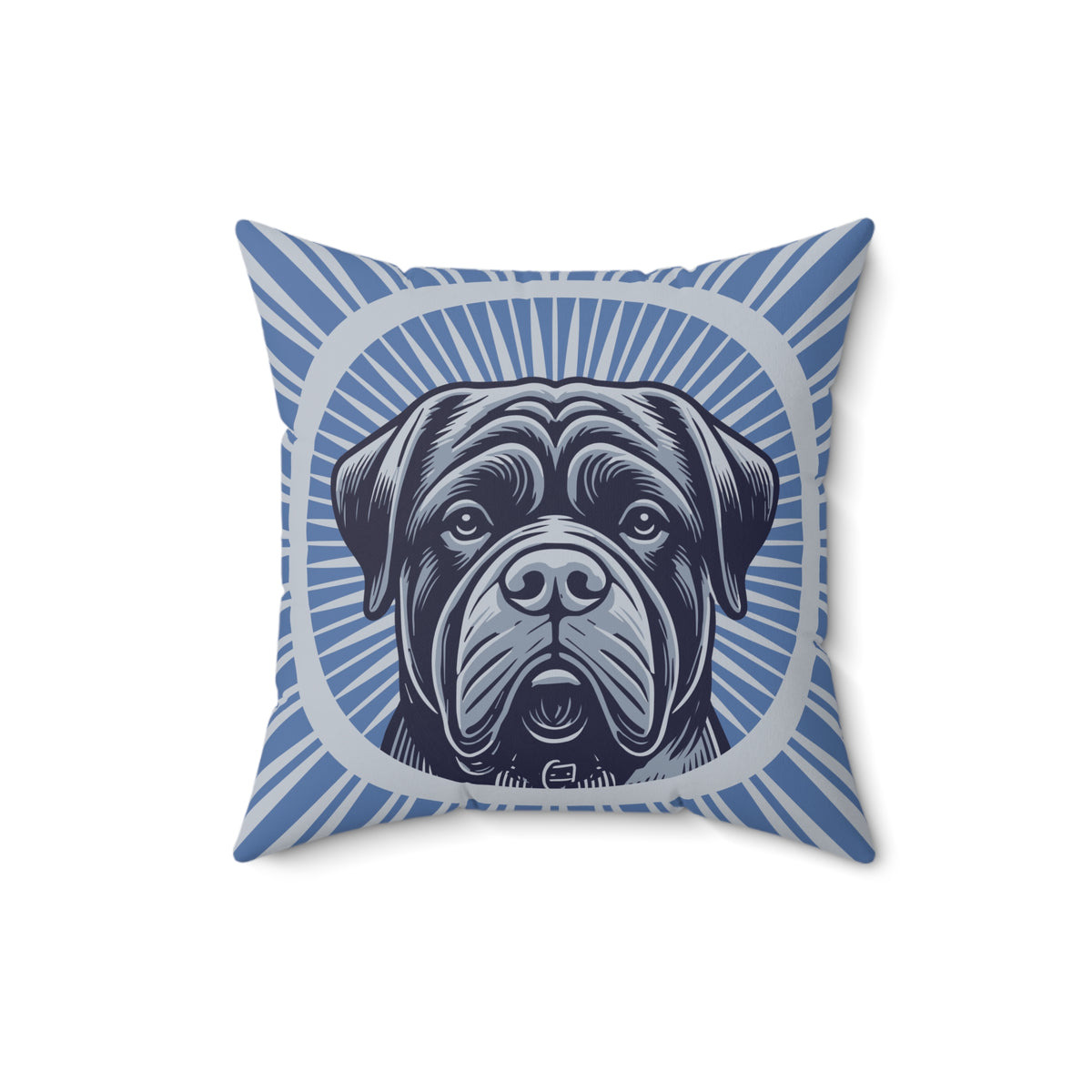 Bullmastiff Pillow — 16" × 16"