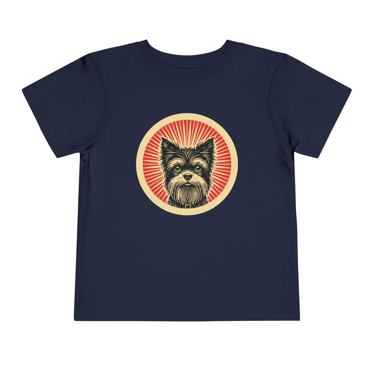 Affenpinscher Toddler Tee — Navy