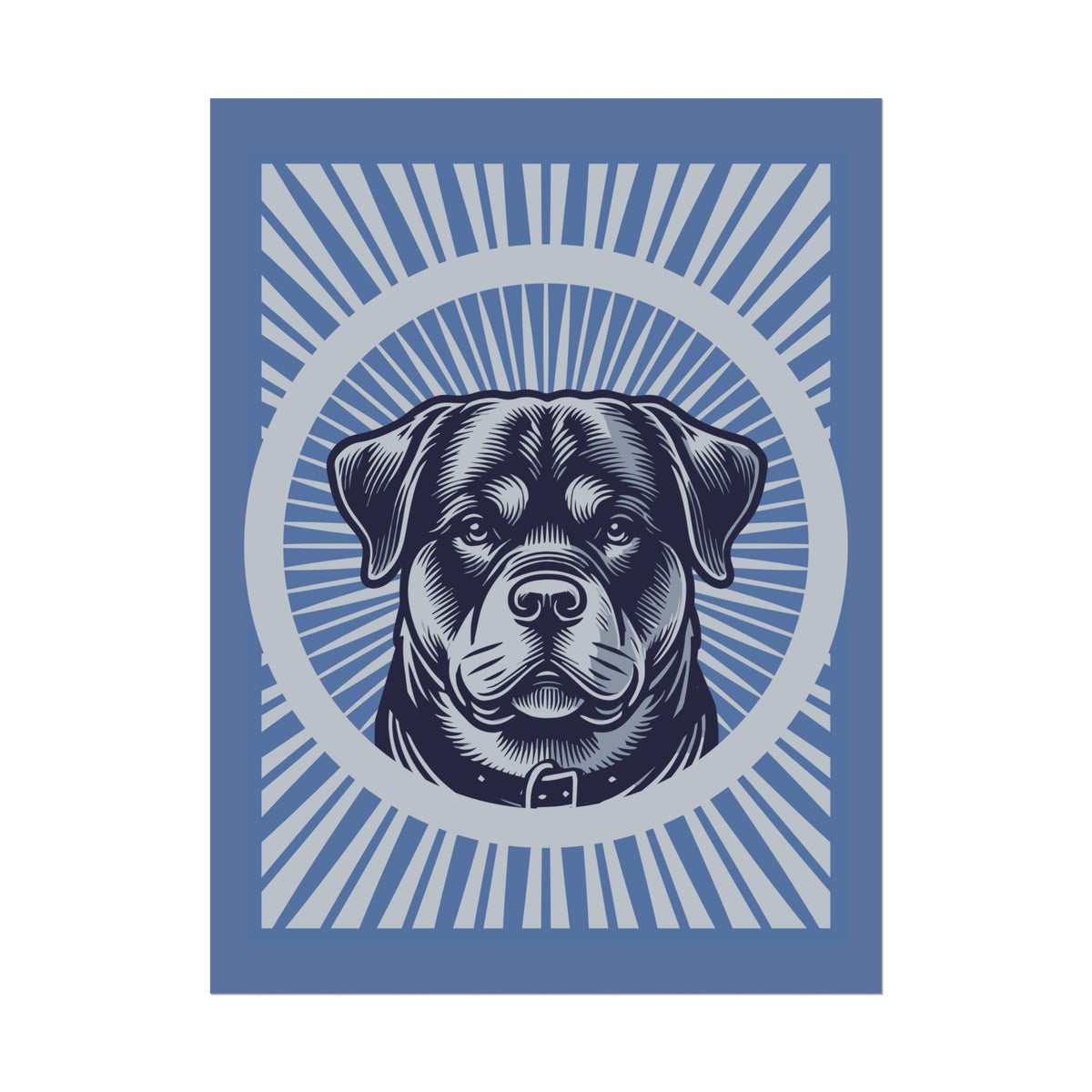 Rottweiler Art Print — 18″ x 24″ (Vertical)