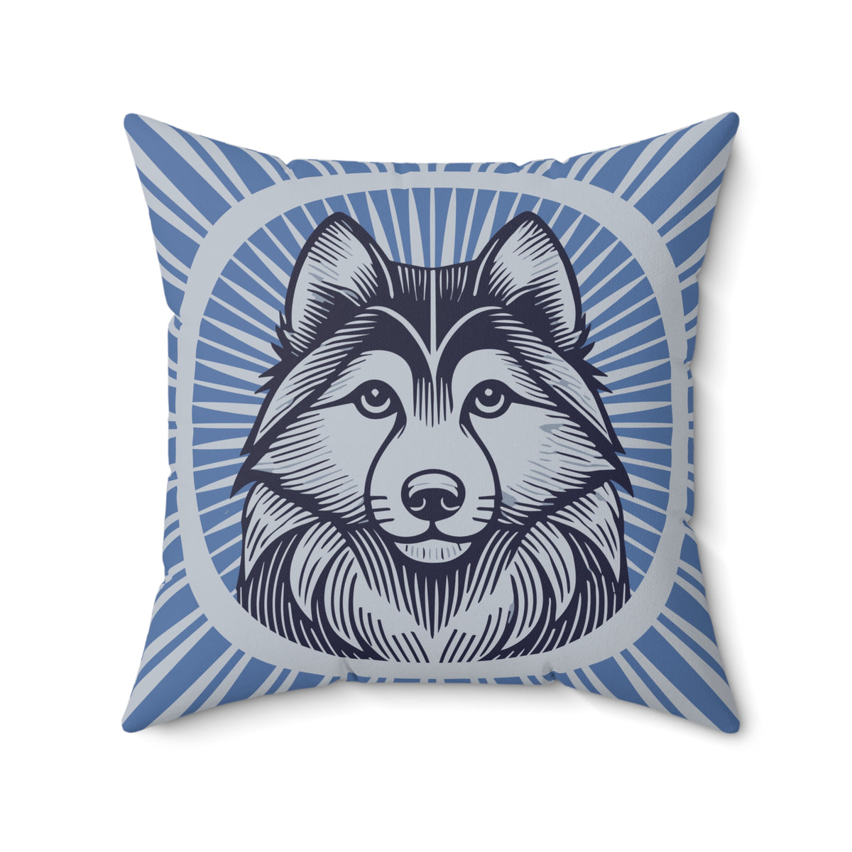Alaskan Klee Kai Pillow — 20" × 20"